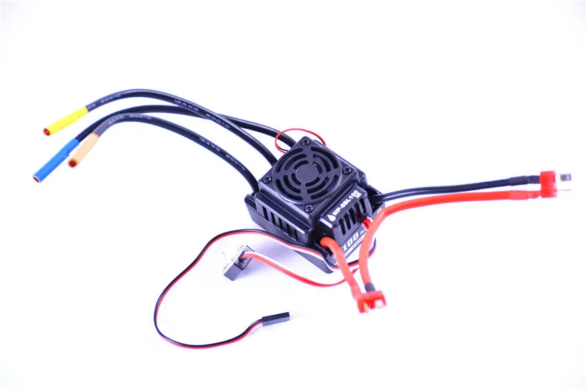 WP-8BL100 Waterproof 100A Brushless ESC для 3-4S LiPo battery fit 3650 3660 Motor | Игрушки и хобби