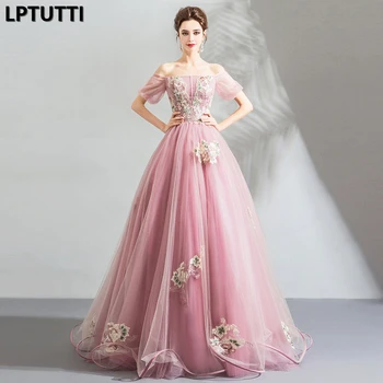 

LPTUTTI Embroidery Gratuating New For Women Elegant Date Ceremony Party Prom Gown Formal Gala Luxury Long Evening Dresses