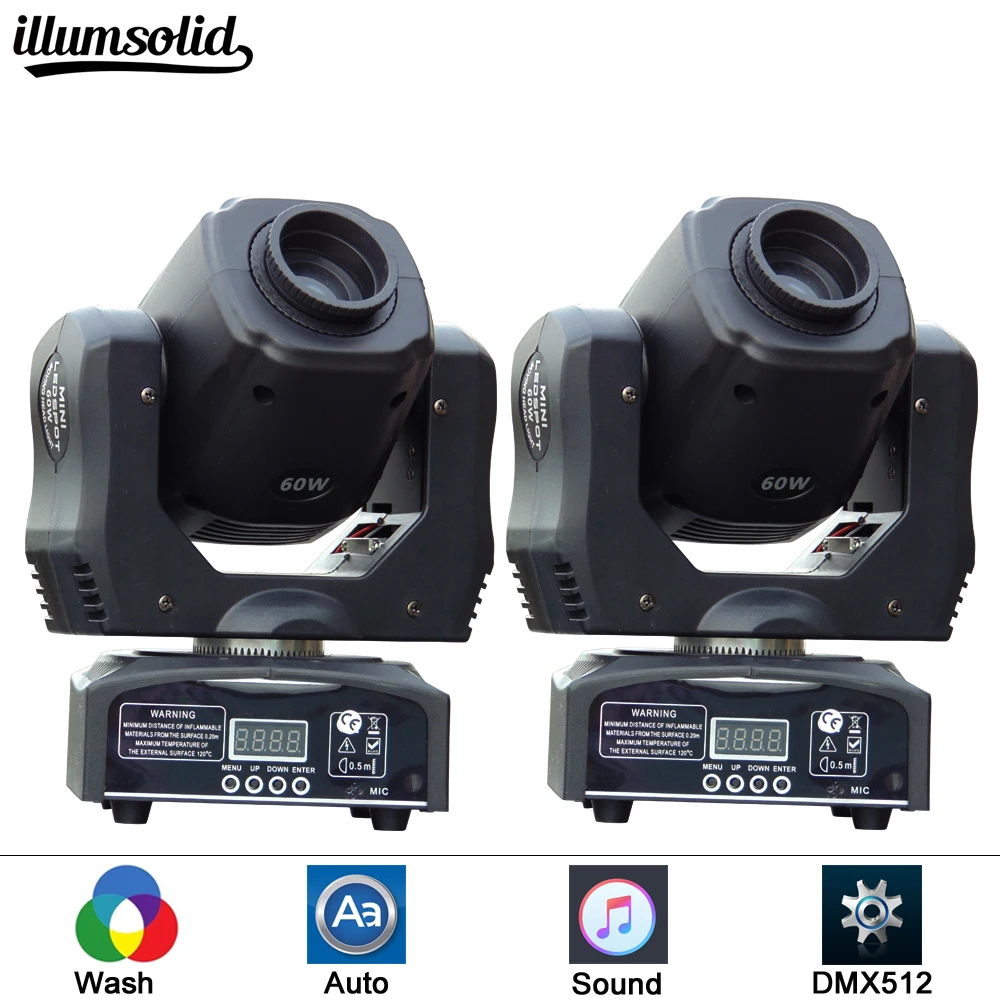 fast shipping 2pcs/lot Eyourlife LED Inno Pocket Spot Mini Moving Head Light 60W DMX dj 8 gobos effect stage lights цена fast shipping 2pcs/lot Eyourlife LED Inno Pocket Spot Mini Moving Head Light 60W DMX dj 8 gobos effect stage lights цены онлайн