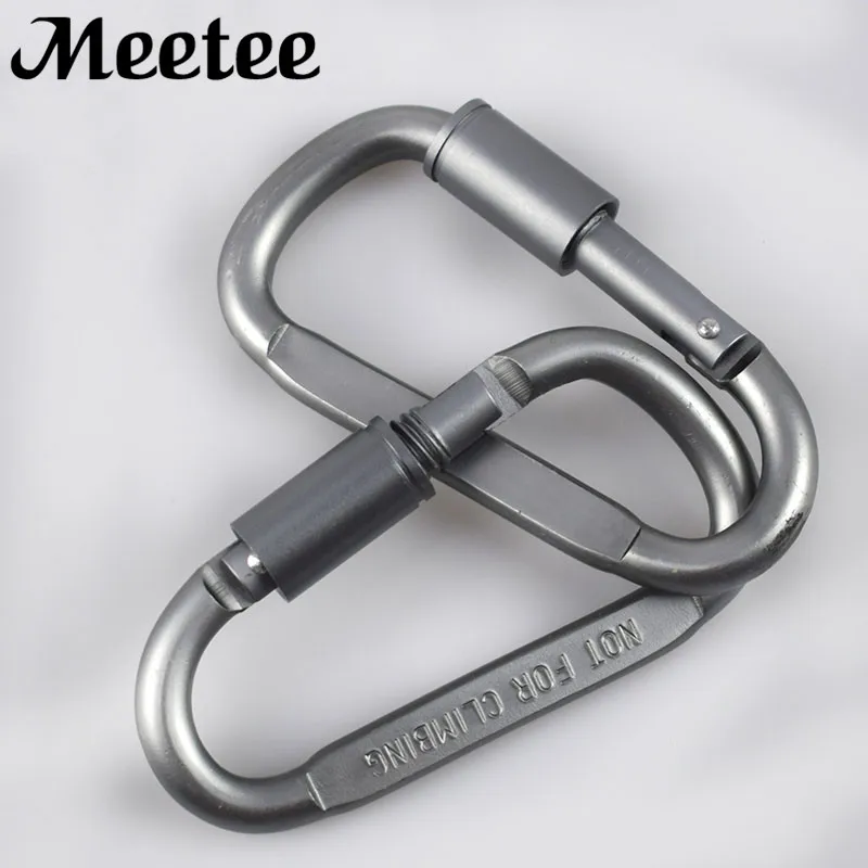 5Pcs High Quality Outdoor Backpack Metal Buckle bing Strap Bags Clip