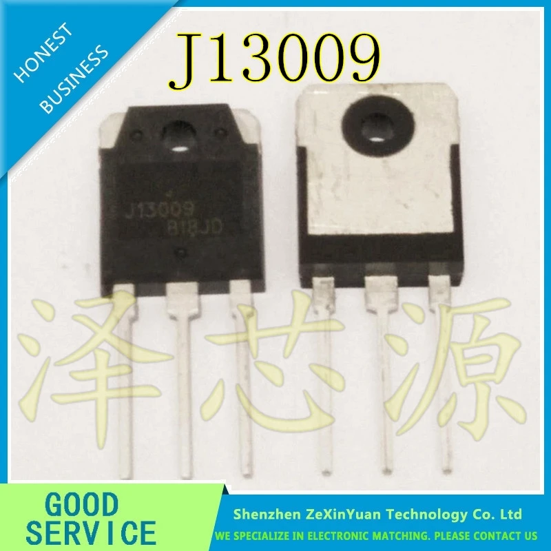 10PCS/LOT FJP13009 MJE13009 J13009 12A 400V TO 3P HIGH POWER TRIODE NEW ...