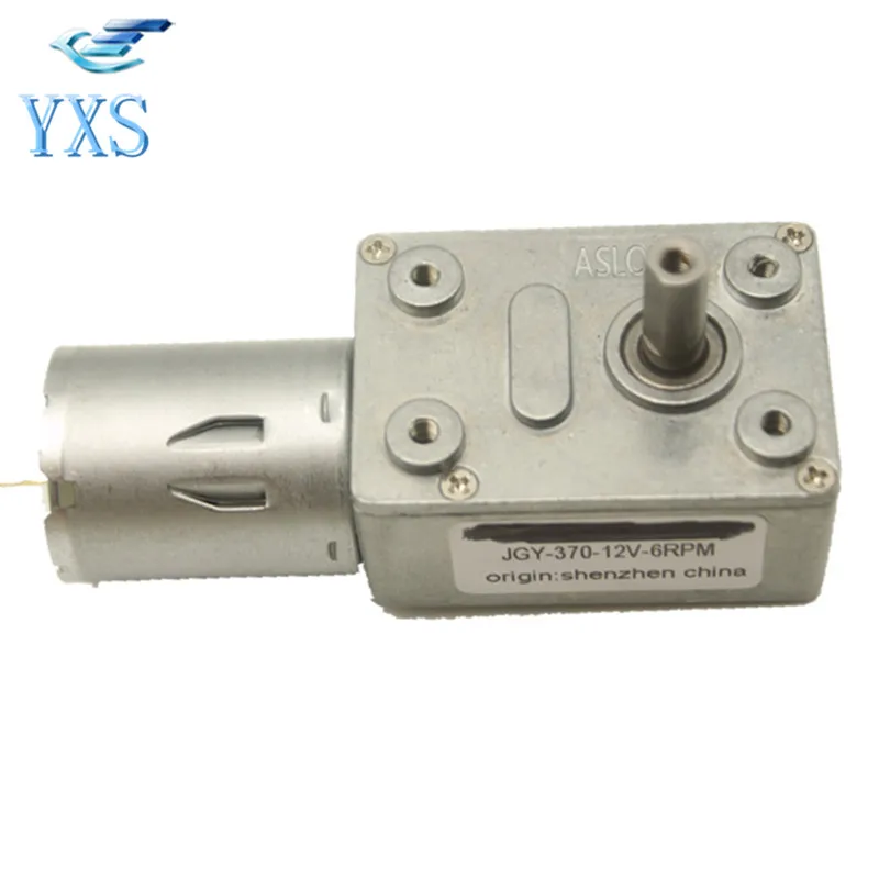 

JGY-370 DC 12V 3RPM 6RPM 10RPM 18RPM 25RPM 30RPM 40RPM 60RPM 100RPM 120RPM 160RPM 230RPM 375RPM Torque Worm of Large DC Motor