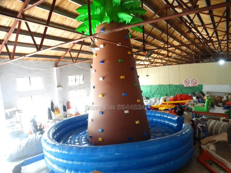 PVC commercial inflatable climbing wall for kids and adults 2017 fatory customized inflatable font b sports