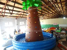 PVC commercial inflatable climbing wall for kids and adults 2017 fatory customized inflatable font b sports
