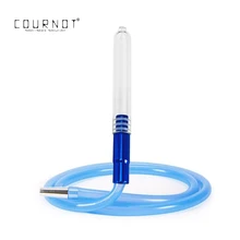 HORNET 240 мм Алюминиевый шланг для кальяна со стеклянной трубкой Chicha Narguile ручка костюм 12 мм силиконовый шланг водопровод