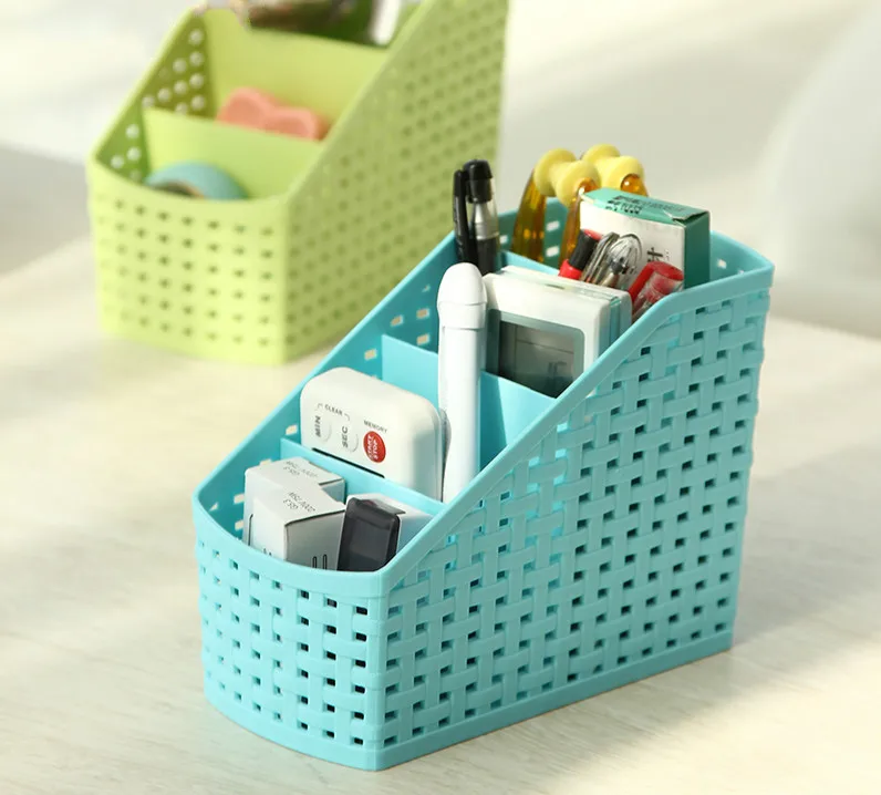

Color desktop storage box office desk plastic storage office study supplies 160*130*90mm