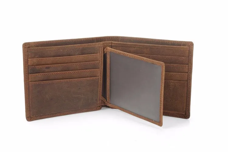 genuine leather male purses a