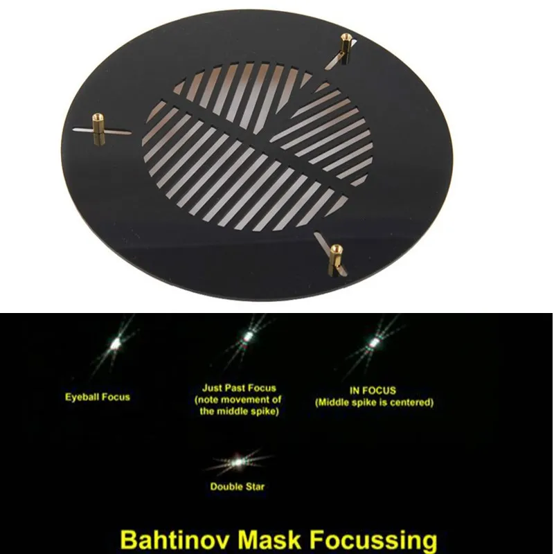 

Telescope Bahtinov Focus Mask Dew Shield Front Diameter 60-300mm Fixing 65-100 / 85-120 / 105-150 / 125-180 / 150-200 / 175-220