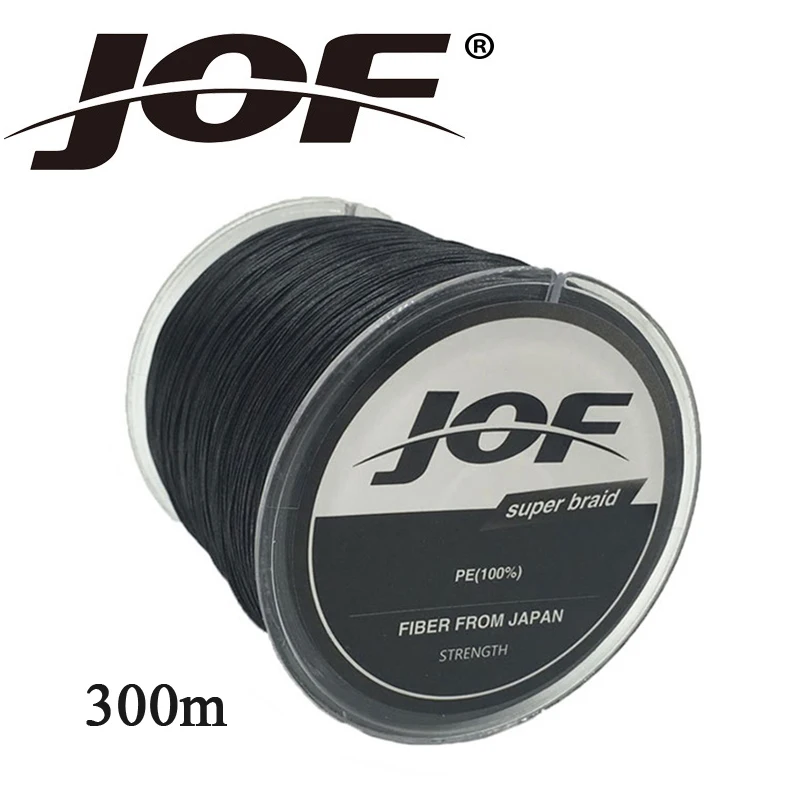 JOF Fishing Line 300M 8 Stands PE Braided Fishing Line Multifilament