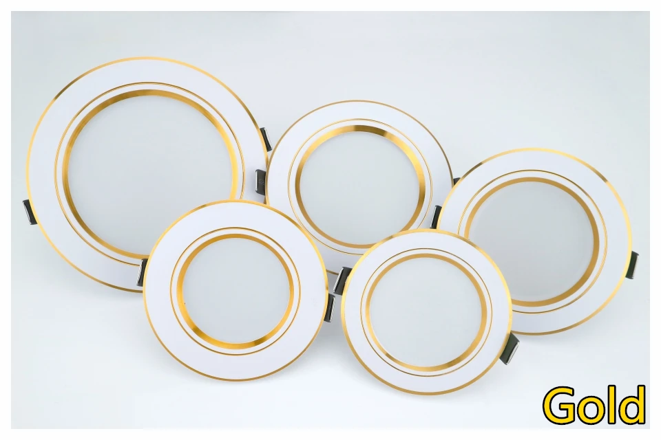LED Downlight Ceiling White/Warm white 5W 9W 12W 15W 18W led Ceiling lamp Round Recessed AC 220V 230V 240V New type Downlight