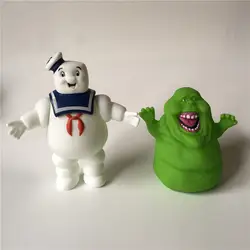 2017 Охотники за привидениями Stay Puft Зефир Человек Сейлор Slimer фигурку модель игрушечные лошадки куклы мультфильм косплэй Brinquedos 2 шт