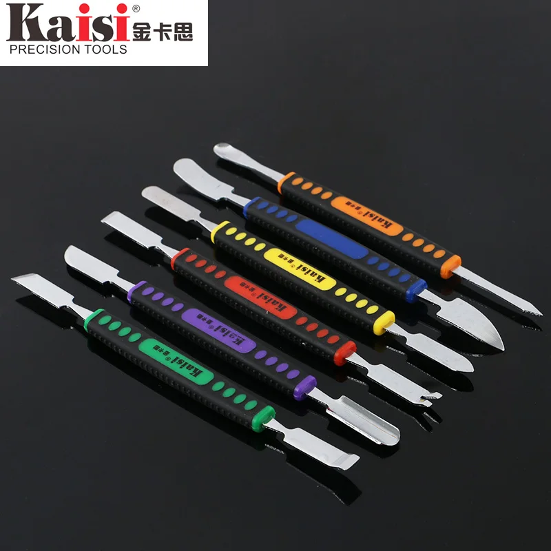 Kaisi 6Pcs Dual Ends Metal Spudger Set for iPhone iPad Tablet Mobile Phone Prying Opening Repair Tool Kit Hand Tool Sets - Image 2