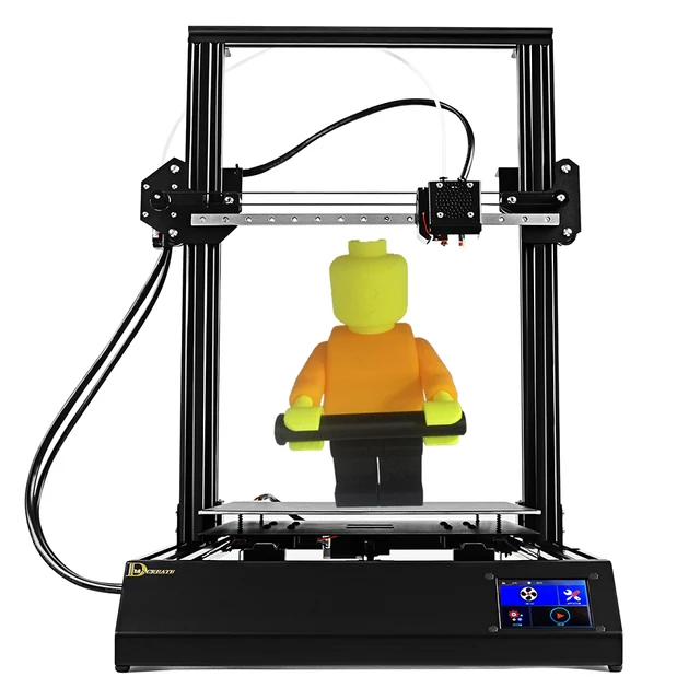 Modest 300*300*400mm big printing size DP-X 3D printer kit Full metal structure Linear guide railThermocouple Hot end Bowden extruder  