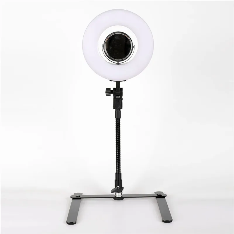 

Tycipy 8 Inch 5500K Dimmable Photo Studio Photography Lighting Tabletop Makeup Ring Light Phone Video Light Lamp for Live Stream