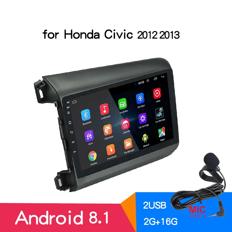 9 &quot2din Android 8 1 автомобильное радио стерео 2G + 16G сенсорный 1024x600 GPS Bluetooth Wi Fi Зеркало