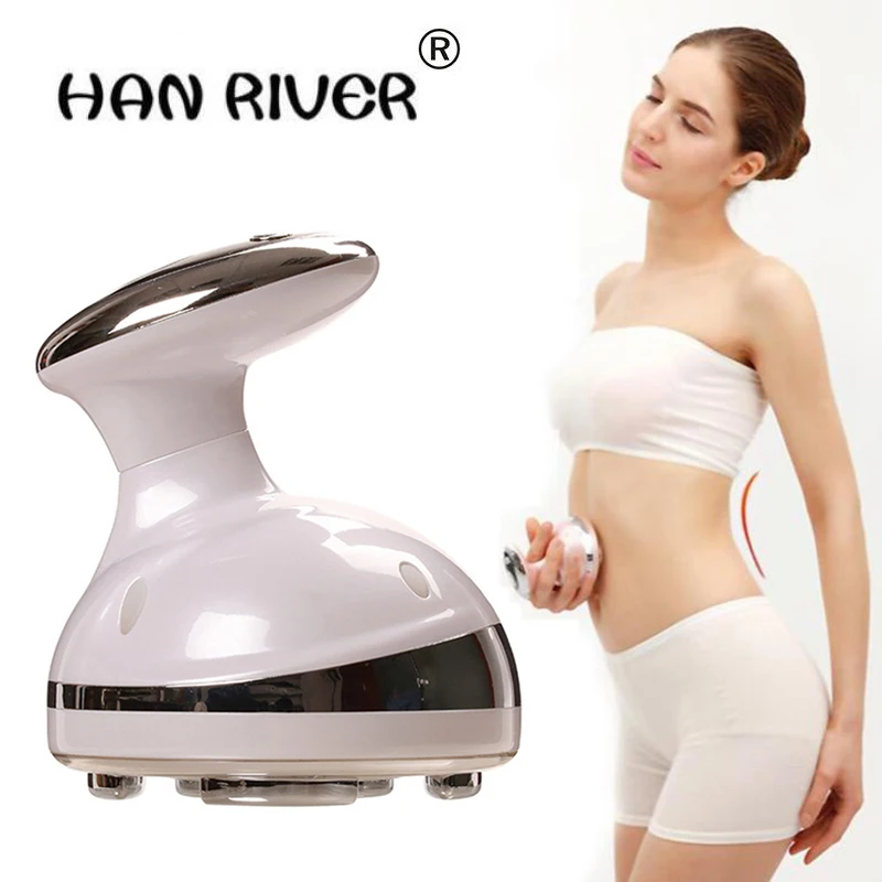  hot sales Portable Ultrasonic Body Slimming Massager Cavitation Fat Removal Photon Radio Cellulite 