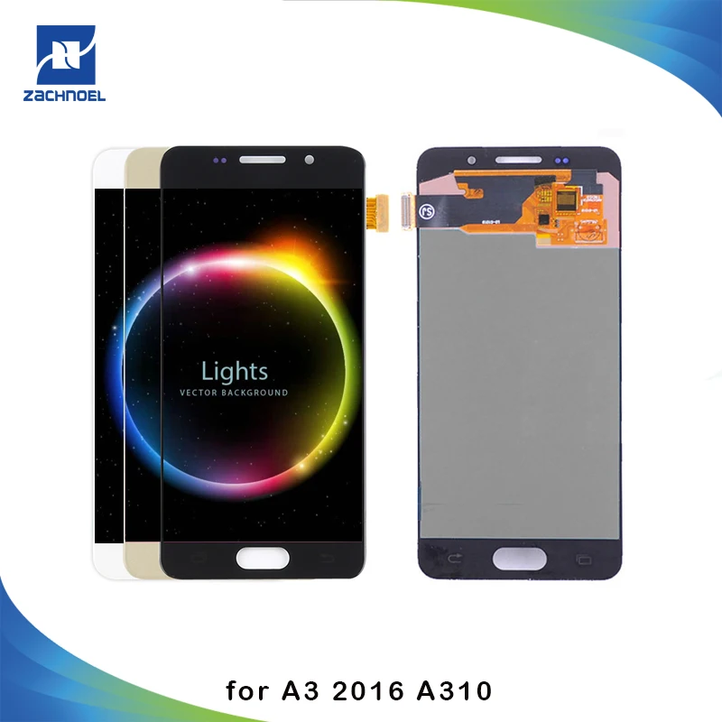 

For SAMSUNG Galaxy A3 2016 LCD A310 A310F Display Touch Screen Digitizer Replacements A310F Display For Samsung A3 2016 Screen