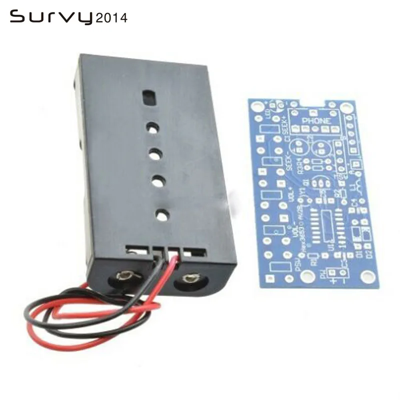 Wireless Stereo FM Radio Receiver Module PCB FM DIY Electronic Kits 76MHz-108MHz DC 1.8V-3.6V