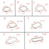 10pcs/pack Metal Wire Formed Rectangle Ring Metal Ring Belt Loop Ribbon Slider Belt buckle Bra Hook Package accessories ► Photo 3/6