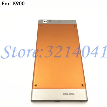 

5Pcs/Lot Original New Metal 5.5 inches Battery Door Back Cover Housing Case For Lenovo K900 With Power Volume Buttons With Logo