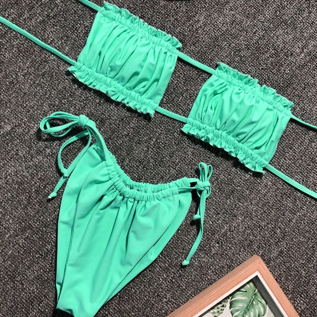 High Cut Push Up Beach Swimsuit 5
