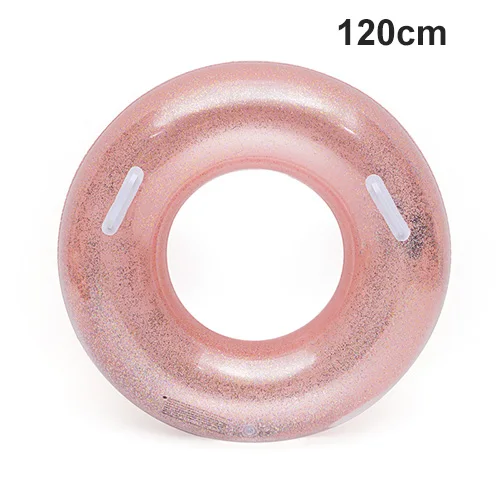 Rooxin 90/120 см надувной круг для плавания ming кольцо детский поплавок бассейн игрушки для летней вечеринки для женщин плот для плавания утолщенное плавающее водное сиденье - Цвет: 120 pink with handle