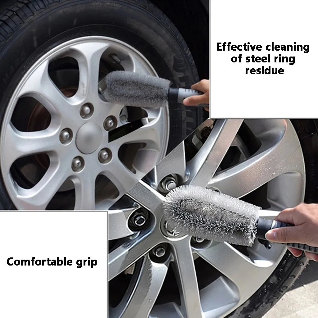 

Washing Car Tire Rim Cleaning Handle Tool for Car Truck Motorcycle Bicycle l0401