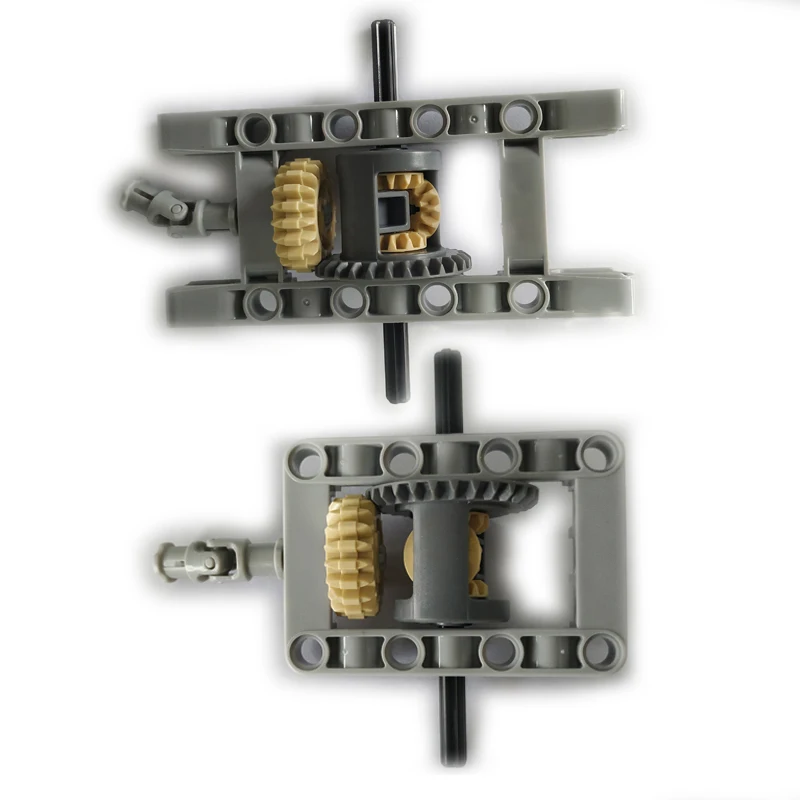 

10Pcs/Set MOC Technic Differential gear Box kit (gears, pins, axles, connectors) Pack Bulk Parts Toy Compatible with