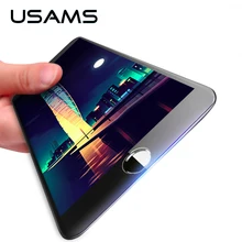 USAMS 0.3 мм 9 H Углеродного Волокна 3D Закаленное Стекло для iPhone 6 6 s Screen Protector Защитная Пленка Премиум Версия