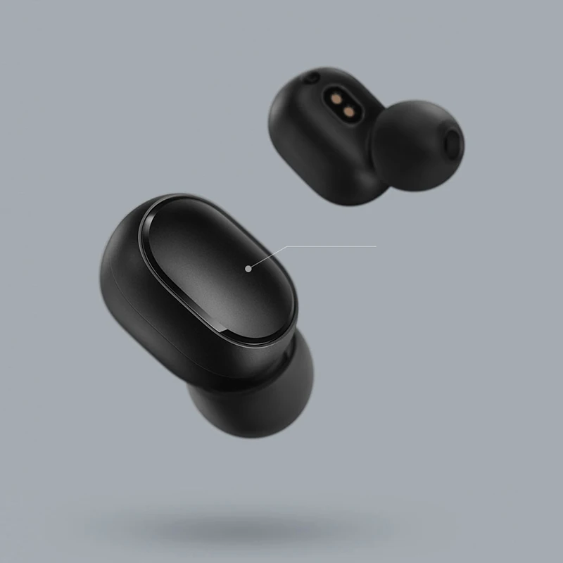 Оригинальные Xiaomi Redmi AirDots TWS настоящие беспроводные стерео наушники Bluetooth кнопка управления зарядным устройством милый свет мини