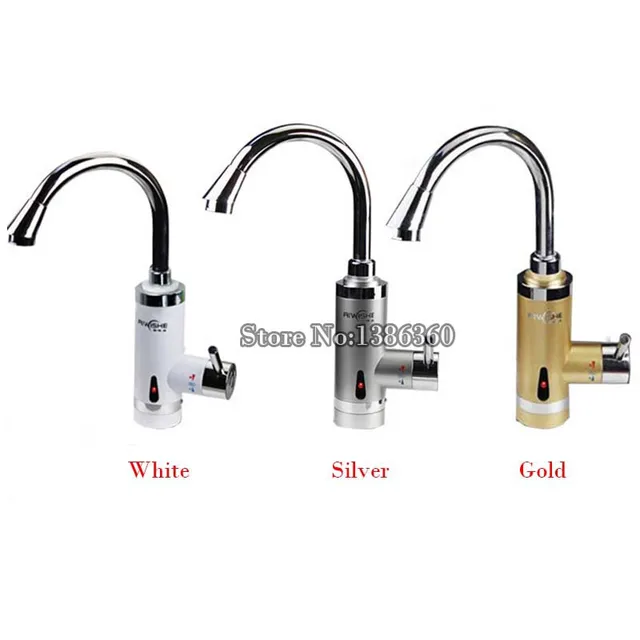 Best Price 3Colors 220V 360 Rotation Heater Electric Faucet Kitchen Faucet Fast Heat Speed Hot Water Heater Instant Water Tap Water Heating