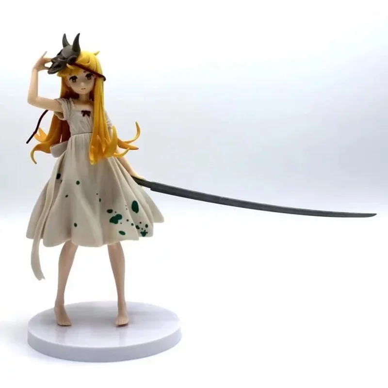 Bakemonogatari Ошино шинобу фигурка 1/8 Масштаб Окрашенные фигуры Маска Ver. Ошино шинобу ПВХ фигурка игрушки Brinquedos аниме