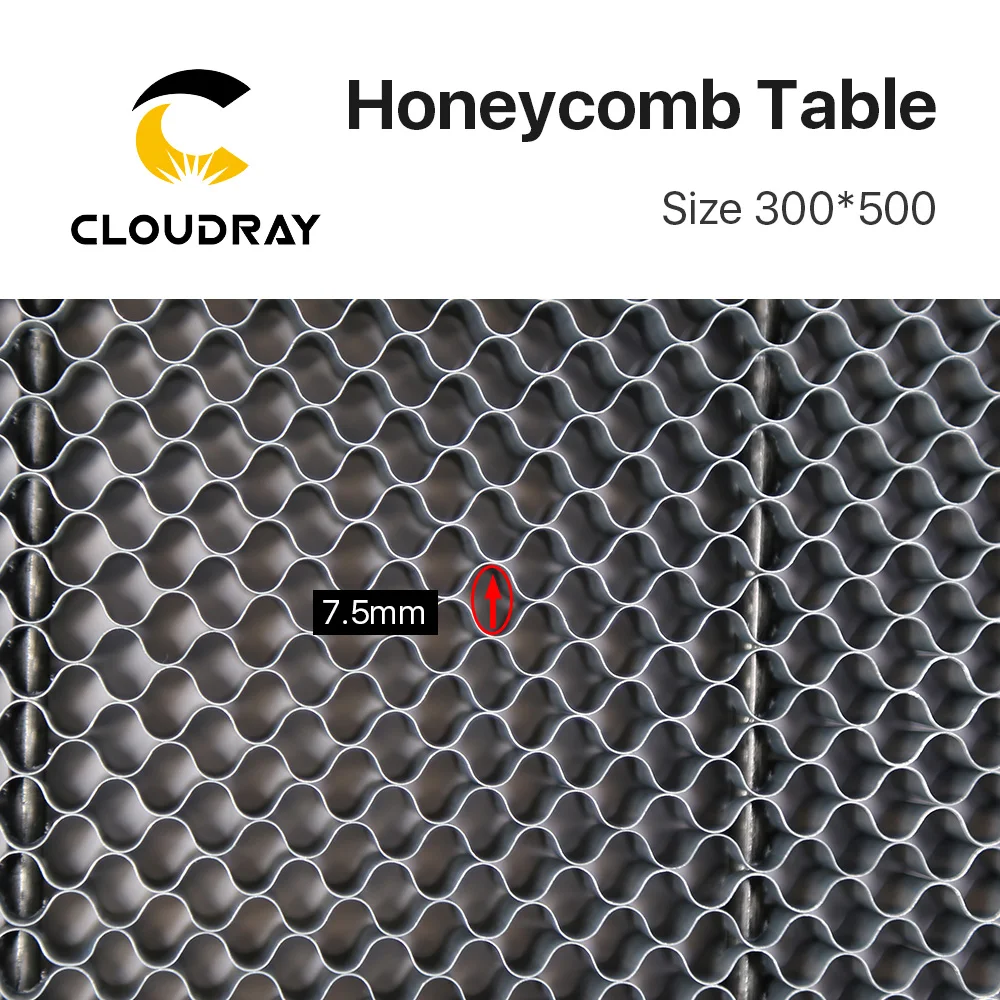 Cloudray 벌집 작업 테이블 300*500mm 사용자 정의 크기 보드 플랫폼 레이저 부품 CO2 레이저 조각기 절단기
