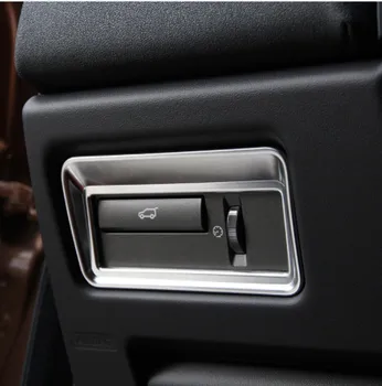 

ABS Chrome Interior Accessory Taildoor Button Trim Sticker For Land Rover Range Rover Evoque Vogue Sport 2012-2017,Car Styling