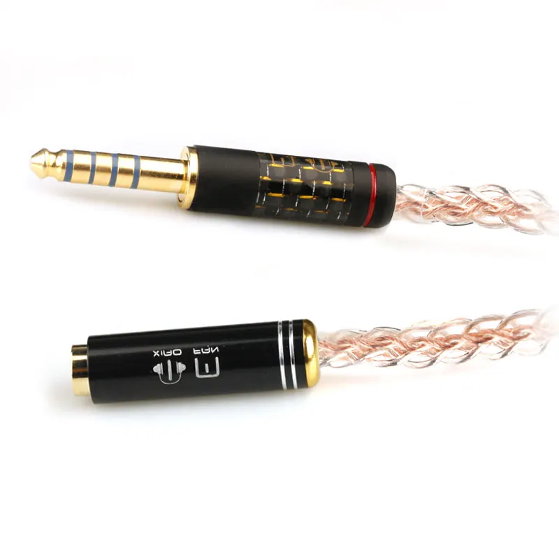 

XiaoFan Handmade WM1 Platinum 4.4 mm Balance Line Output to 3.5 mm Female 2.5 mm Female Adapter Cable Headphone Extension Cable