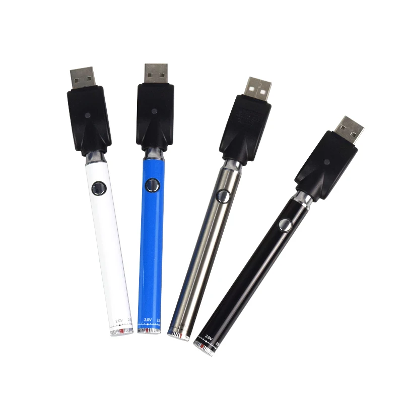 10 шт. Подогрев батареи нижний твист Evod Preheat VV 350mAh 510 нить батарея блистер комплект