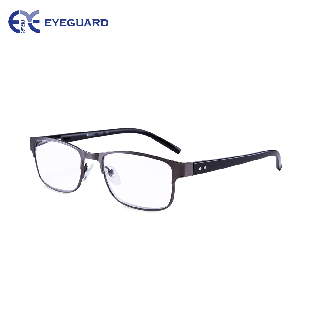 EYEGUARD Readers Metal Deluxe High Quality Rectangular Reading Glasses