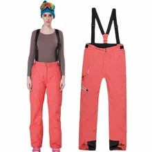 2016 Hot Women Outdoor Sport Thick Women Ski Pants Snowboard Winter Snow Trousers