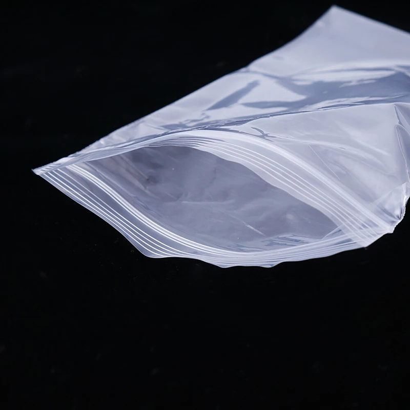 200 Многоразовые прозрачные пластиковые полиэтиленовые пакеты для ювелирных изделий