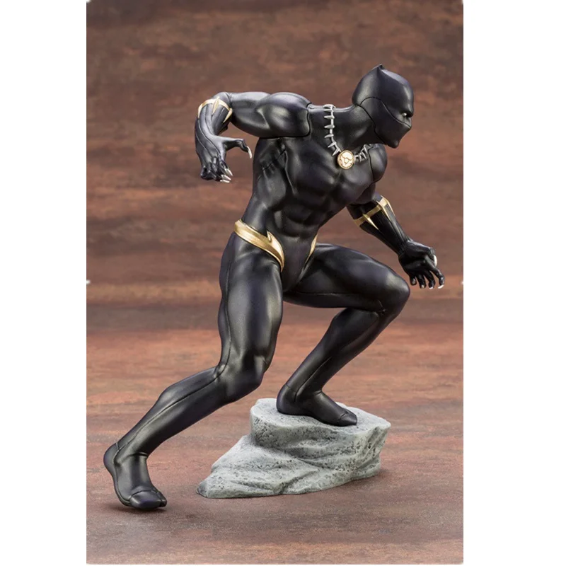 Marvel фигурки Мстители Черная пантера игрушки Kotobukiya Artfx Статуя Модель для детей