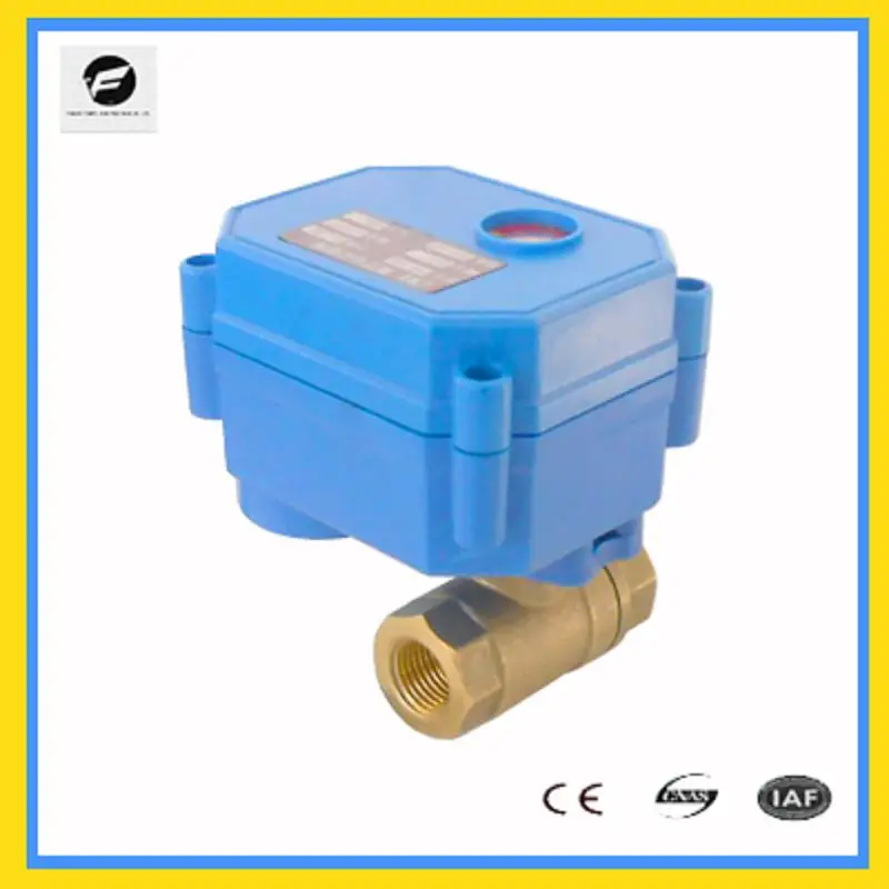 Электрический шаровой мини-клапан DN15 BSP 1/2 дюйма 12 в пост. Тока 24 CWX-15