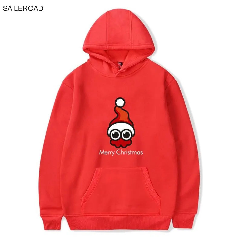 

2019 Merry Christmas Hoody Hoodie Men/Women Clothing Long Sleeve Outerwear Pullover Harajuku Hoodies Sweatshirts Streetwear Tops