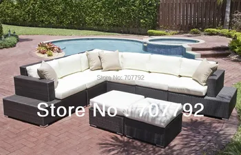 

2013 New Style balcony furniture set rattan garden sofa