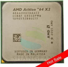 AMD Athlon X2 6000X2 6000 + 3 ГГц ADA6000IAA6CZ двухъядерный Процессор 89 W процессор Разъем Am2 940pin