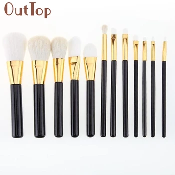 

12Pcs makeup brushes Set Make up eyeshadow Foundation contour eyebrow eyeliner blusher Cosmetic Tool Support drop Shipping feb22