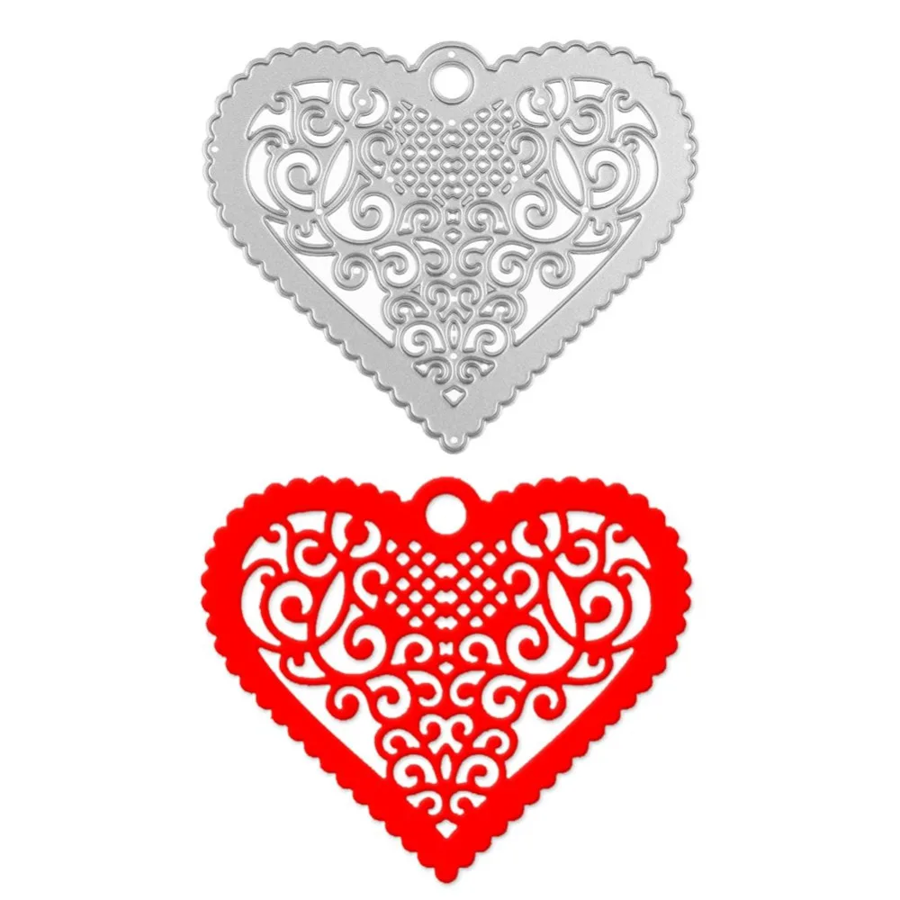 DIY сердце Бумага Craft металлический трафарет для создания карты Скрапбукинг фон