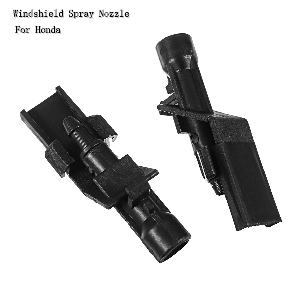 

2Pcs Car Windshield Wiper Window Glass Water Spray Jet Washer Nozzle Plastic for Honda CRV Crosstour /Accord 2010-2016