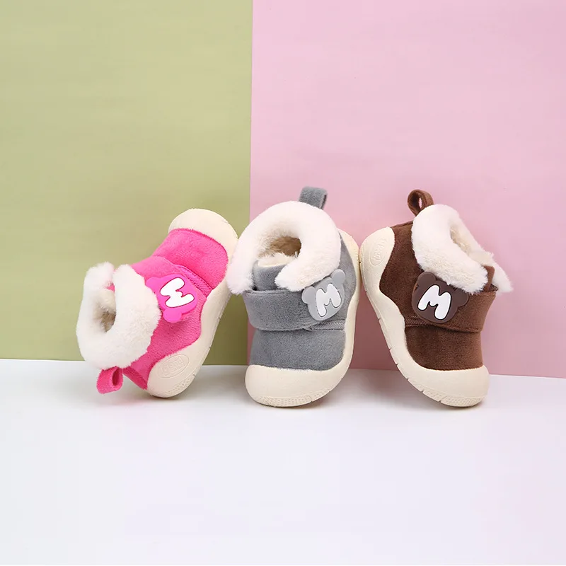 678.84 руб. 30% СКИДКА|2018 зимние ботинки для мальчика, утепленные плюшевые ботинки для новорожденных, Нескользящие Детские ботинки с мягкой подошвой-in Сапоги from Мать и ребенок on Aliexpress.com | Alibaba Group