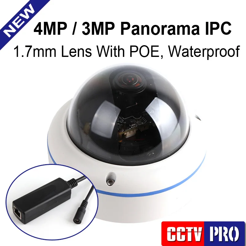imágenes para H.265 H.264 HD 3MP $ NUMBER MP Cámara IP POE CCTV Cámara Domo Al Aire Libre HI3516D + OV4689, 180/360 Grados de Vista de ojo de Pez XMEYE imágenes para H.265 H.264 HD 3MP $ NUMBER MP Cámara IP POE CCTV Cámara Domo Al Aire Libre HI3516D + OV4689, 180/360 Grados de Vista de ojo de Pez XMEYE