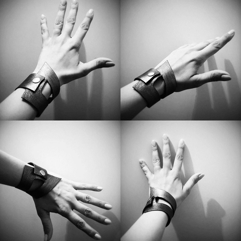 YD& YDBZ новые дизайнерские кожаные браслеты роскошный черный браслет в стиле панк 5 цветов кожаные браслеты ручной работы модные ювелирные изделия